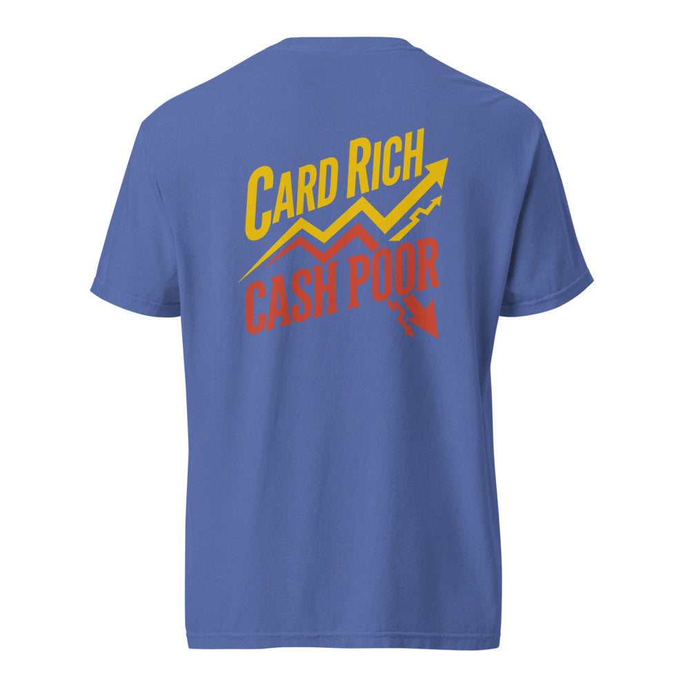 Card Rich, Cash Poor — Mystery Rarity Tee — Mystic back