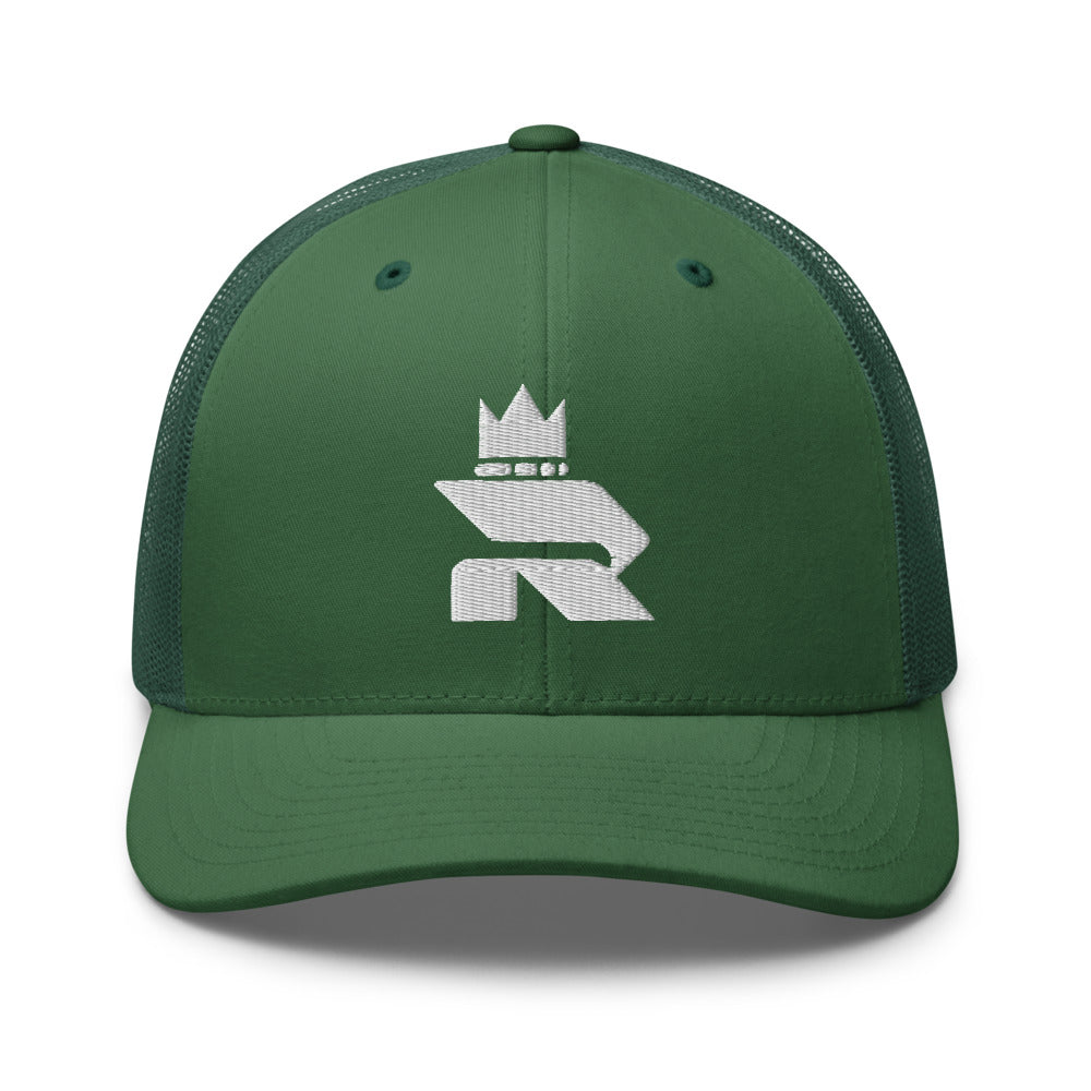 Crowned R hat — Evergreen (Uncommon)